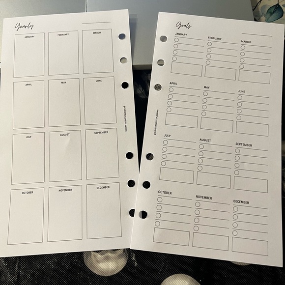 Personal Sized / A6 White Budget Planner Inserts cash envelope method savings - Picture 2 of 16